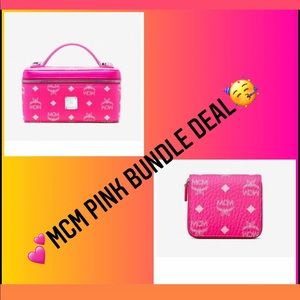 💕😍NEW MCM VANITY BAG + MATCHING WALLET😍💕